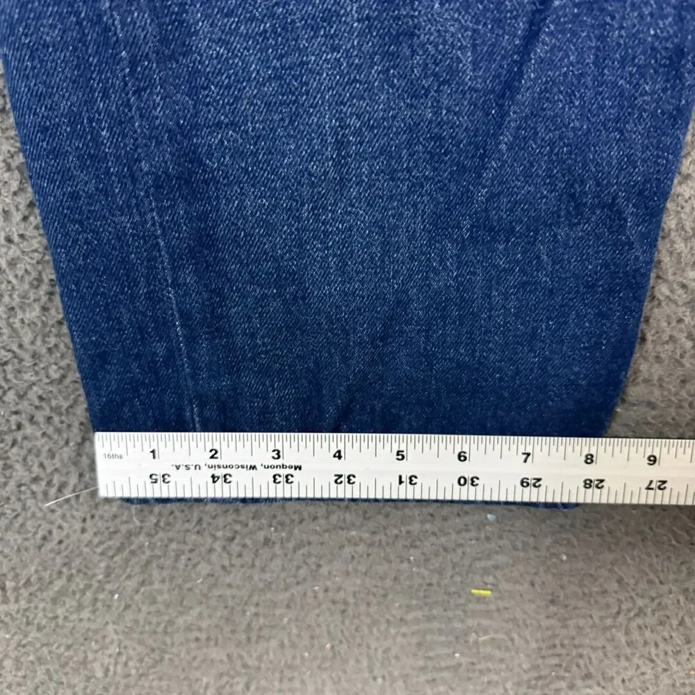 Levis 501 Lot 93 Jeans Mens 32x32 Blue Straight Fit Dark Wash Premium Denim